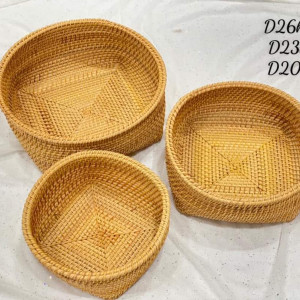 Rattan storage box